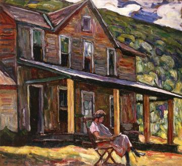 Country, in the Mountains Artwork by Abraham A. Manievich