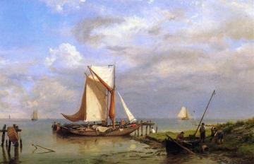 On the Scheldt Artwork by Hermanus Koekkoek The Elder