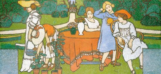 Painting For The Schiffer Villa Artwork by József Rippl-Rónai