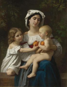 The Oranges Artwork by William Adolphe Bouguereau