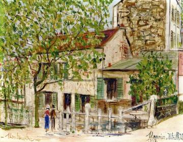 The Lapin Agile in Montmartre Artwork by Maurice Utrillo