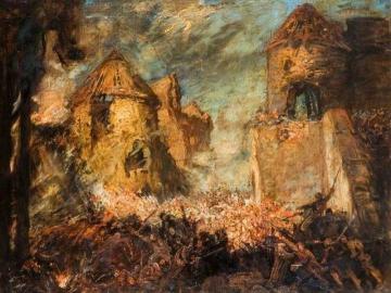 The Fall Of Heidelberg Artwork by Thomas Edwin Mostyn