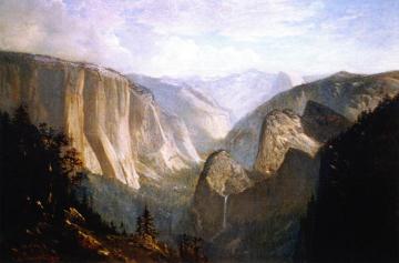Yosemite Valley from Old Inspiration Point Artwork by Gilbert Munger