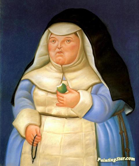 Madre Superiora Artwork by Fernando Botero