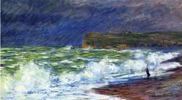 The Beach at Fecamp Artwork by Claude Oscar Monet