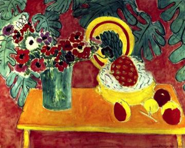 Pineapple and Anemones Artwork by Henri Matisse