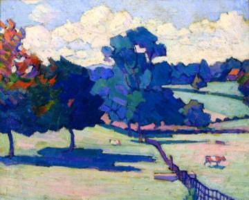 Town Field, Horsgate Artwork by Robert Bevan