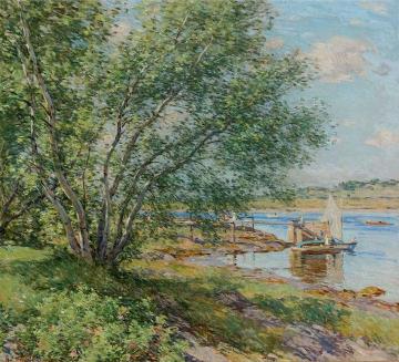 Birches in June Artwork by Willard Leroy Metcalf