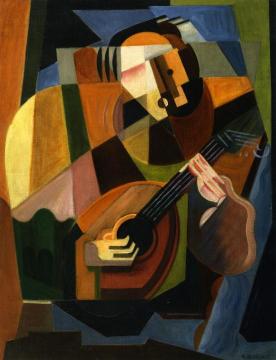 The Lute Player Artwork by Maria Blanchard