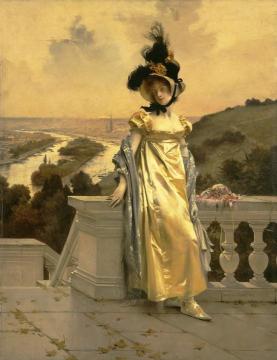 Portrait of a Lady Artwork by Francois Flameng