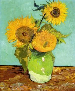 Sunflowers Artwork by Vincent Van Gogh