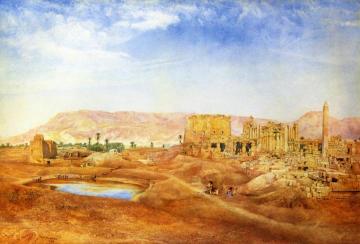 View at Karnak, Egypt Artwork by Henry Roderick Newman
