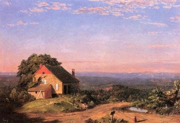 Twilight In The Adirondacks Artwork by Frederic Edwin Church