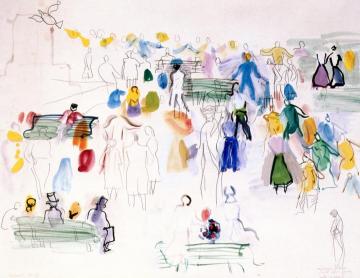 Carnival in Perpignan Artwork by Raoul Dufy