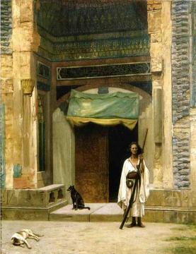 Door of the Green Mosque Artwork by Jean Leon Gerome
