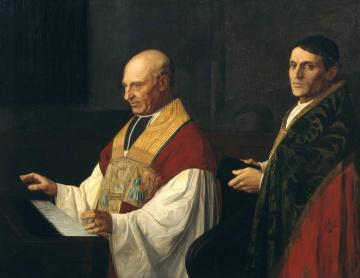 Rehearsing the Service Artwork by Alphonse Legros