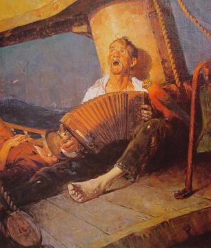 Home Sweet Home Artwork by Norman Rockwell