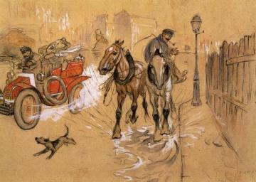 The Mishap Artwork by Everett Shinn