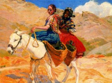 Sobre El Burro Artwork by Jose Mongrell Torrent