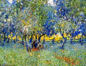 In The Orchard, Quebec Artwork by William Clapp