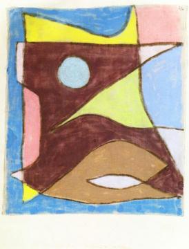 Mask of an Underwater Guide Artwork by Paul Klee