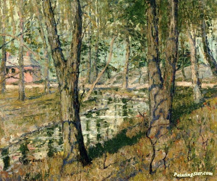 Connecticut Landscape Artwork by Ernest Lawson