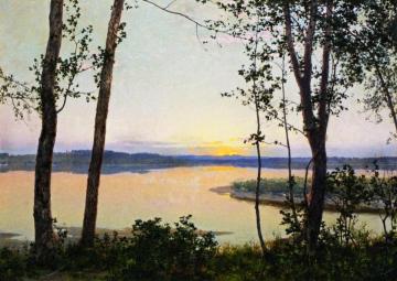 Sunrise Over The Lake Artwork by Walter Launt Palmer