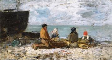 Berck, the Beach Artwork by Eugène-Louis Boudin
