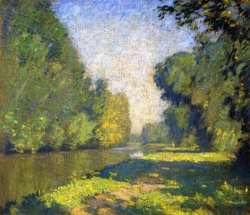 The Tow Path Artwork by William Langson Lathrop