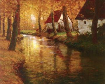 The River Elaune, Bellengreville Artwork by Georges Ames Aldrich