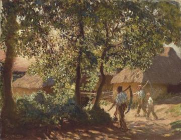 Haymakers Artwork by Sir George Clausen