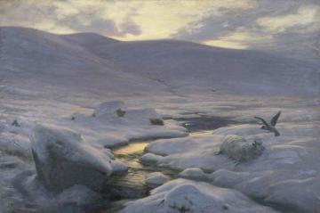The Weary Waste of Snow Artwork by Joseph Farquharson