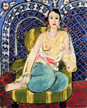 Seated Odalisque Artwork by Henri Matisse