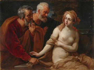 Susanna And The Elders (after Guido Reni) Artwork by David Teniers II