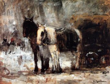 Two Horses Artwork by Floris Arntzenius