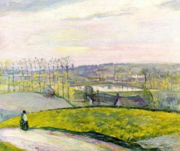 House among the Trees Artwork by Albert Gleizes