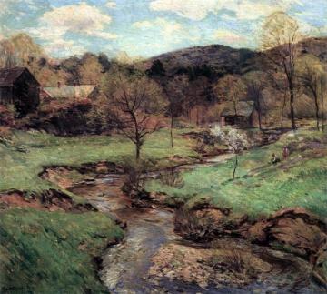 Joyous Maytime Artwork by Willard Leroy Metcalf