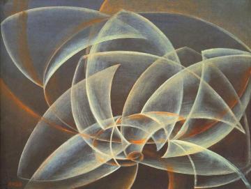 Vortice, Spazio, Forme Artwork by Giacomo Balla