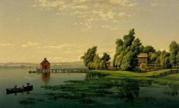 Niagara River at La Salle Artwork by Levi Wells Prentice