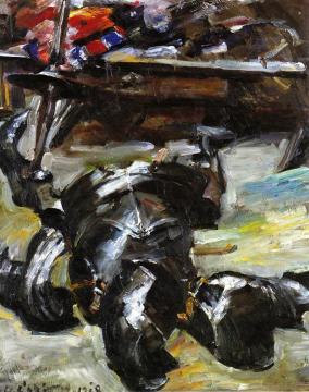 Armour In The Studio Artwork by Lovis Corinth