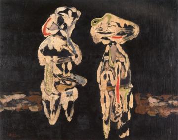 Figures Artwork by Jankel Adler