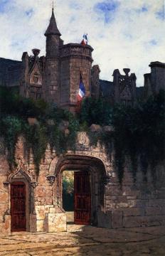 Entrance, Hitel De Cluny Artwork by Edwin Deakin