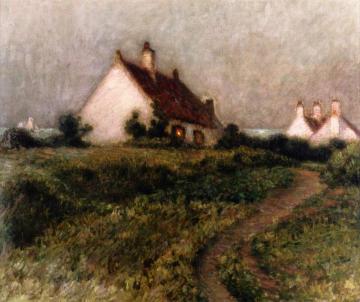 House in the Dune, Fort-Philippe Artwork by Henri Le Sidaner