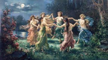 Fairy Dance Artwork by Hans Zatzka
