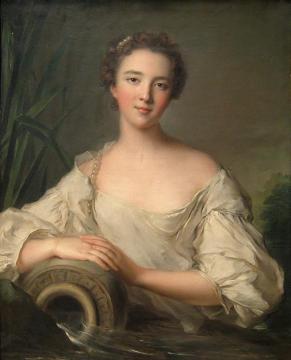 Louise Henriette De Bourbon-conti Artwork by Jean-Marc Nattier