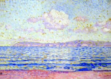 Lle du Levant Artwork by Theo van Rysselberghe