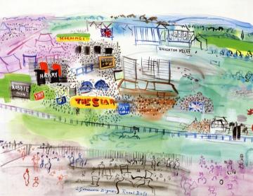 Race at Epsom Artwork by Raoul Dufy