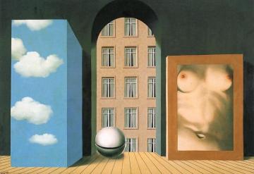 L'attentat Artwork by Rene Magritte