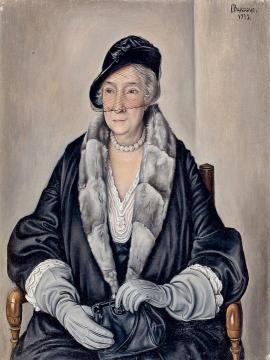 Madame B. Artwork by Francois Emile Barraud