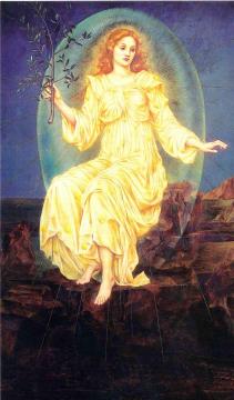 Lux in Tenebris Artwork by Evelyn de Morgan